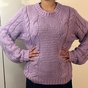 Lilac oversized sweater